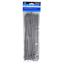 4.8mmx 250mm Silver 50 Piece Cable Ties Set - cable blue spot ties silver 50 40059