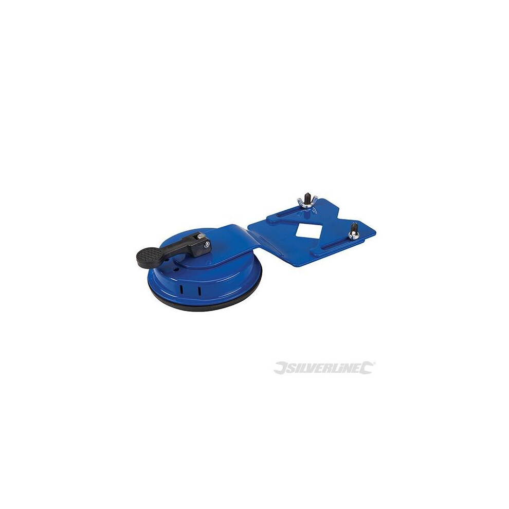 Silverline Adjustable Tile Drill & Holesaw Guide 120mm - 263520 -  drill adjustable tile guide silverline holesaw 120mm 263520