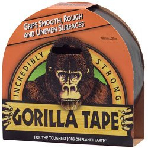 32m Gorilla Adhesive Tape Glue x Duct 48mm Black Strong gorilla