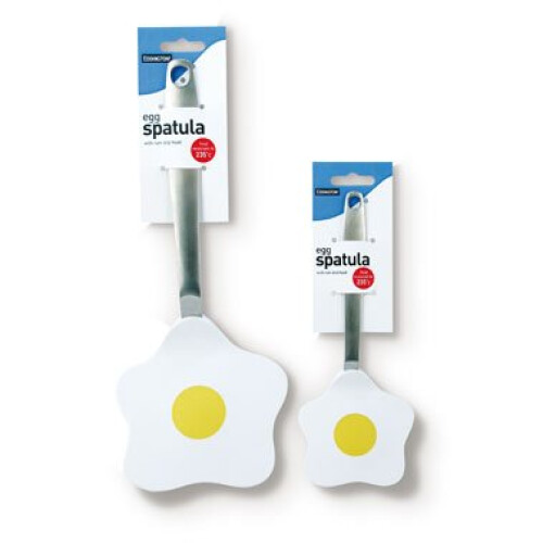 Small Fried Egg Shaped Egg Spatula - Eddingtons 215cm Turner Nonslip Head -  egg eddingtons spatula small 215cm turner nonslip head
