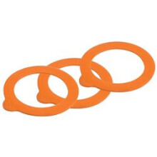 Orange Kilner Replacement Rubber Seals - 6 Clip Top Jar Rings Jars Preserve Pack - kilner replacement rubber seals 6 clip top jar orange rings jars