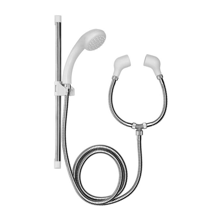 Bath Tap & Shower Hose Set - Croydex Secura Spray Pushfit Removeable ...