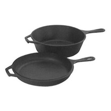 3.2qt 3L Combo Cooker Dutch Oven Skillet + Lid