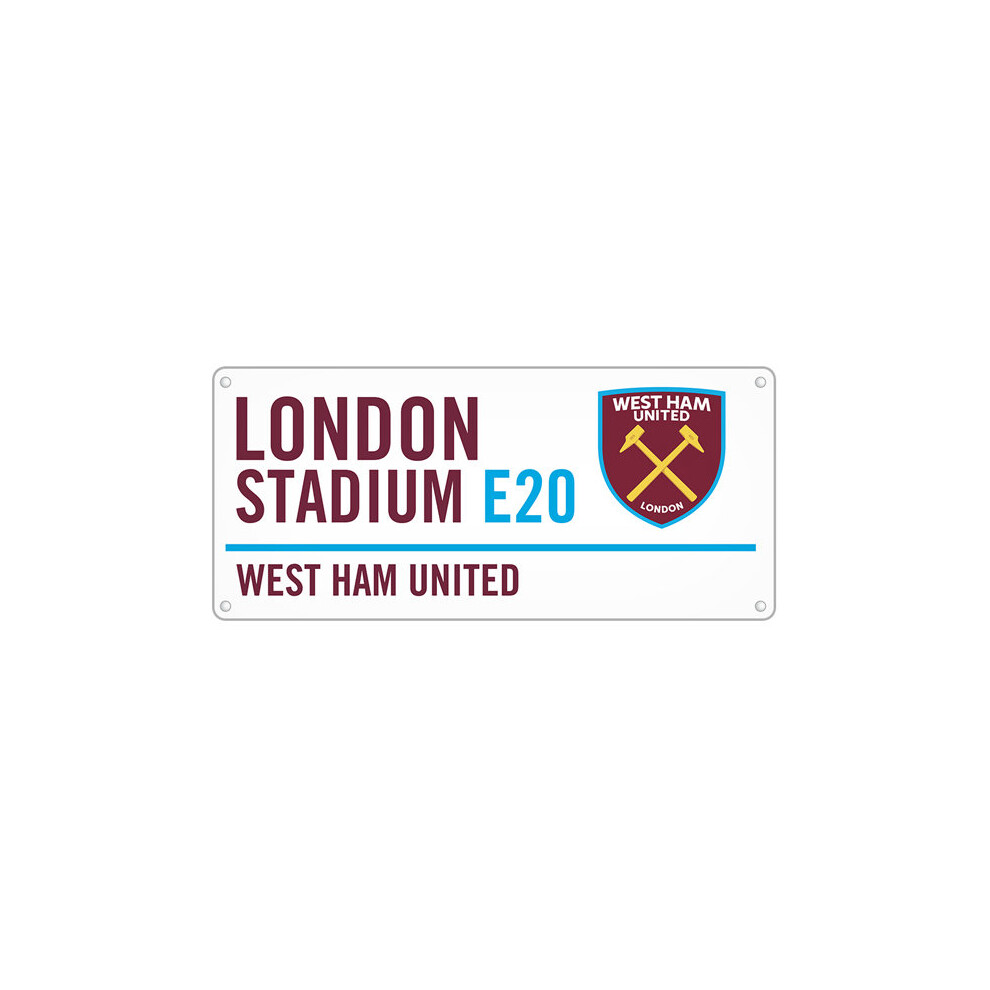 West Ham Street Sign -