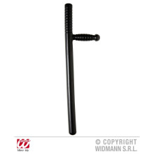51cm Black Police Baton Prop (Tonfa) - Novelty Cop Detective Fancy Dress Accessory - Code 8607P