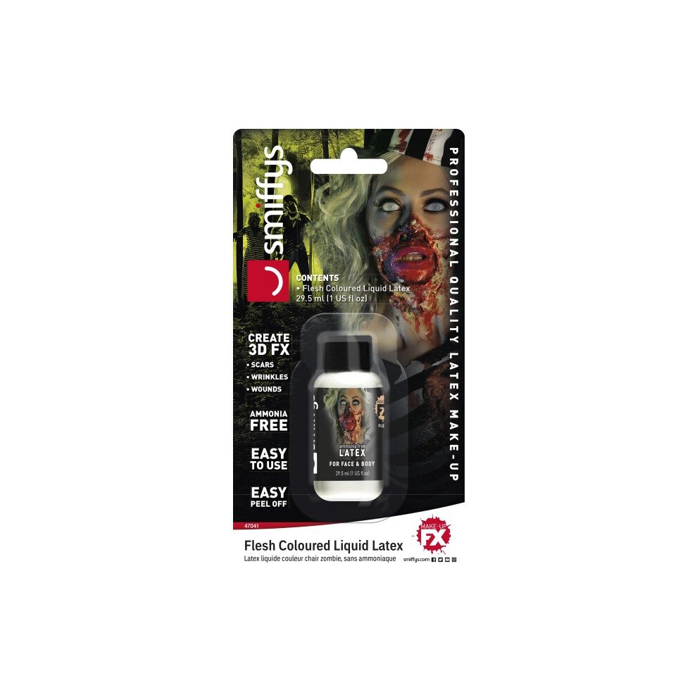 Smiffy's 47041 Zombie Liquid Rubber Low Ammonia Costume (one Size) -