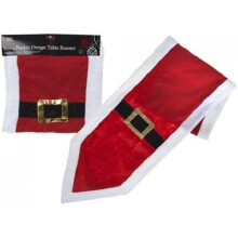 Christmas Santa Buckle Table Runner 35 x 180cm - Decoration Xmas Design 35cm - table runner christmas santa buckle decoration x 180cm xmas design