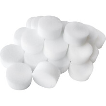 Smiffy's Adult Unisex Foam Make-up Sponges, White, Pack Of 25, One Size, 23945 - make up sponges foam 25 face paint smiffys makeup x high density