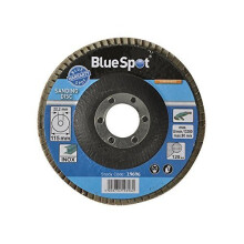Bluespot 115mm (4.5") 120 Grit Aluminium Oxide Flap Disc - Sanding 80 60 40 - flap sanding 120 115mm disc grit 80 60 40 discs blue spot x bluespot