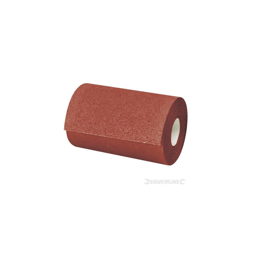 Silverline 5M 60 Grit Aluminium Oxide Roll - Sanding 175300 Sandpaper 12 - 5M Aluminium Oxide Roll Grit 60 Sanding 175300 Sandpaper 12
