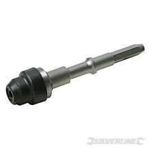 200mm Silverline Drilling SDS Adaptor - Hex 916 Plus 245001 -  hex sds 916 plus adaptor silverline 200mm 245001