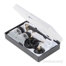 22ml 6 Piece Airbrush Hobby Kit - Silverline 380158 6pce Pieces - hobby kit airbrush silverline 380158 6 6pce 22ml pieces