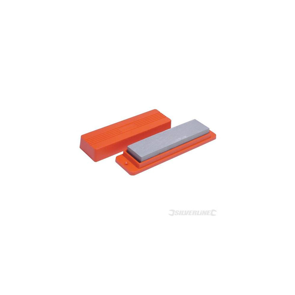 Silverline Silicon Carbide Combination Sharpening Stone Fine / Medium Grade - x -  sharpening x combination stone silverline 200 50 cb14 25mm carbide
