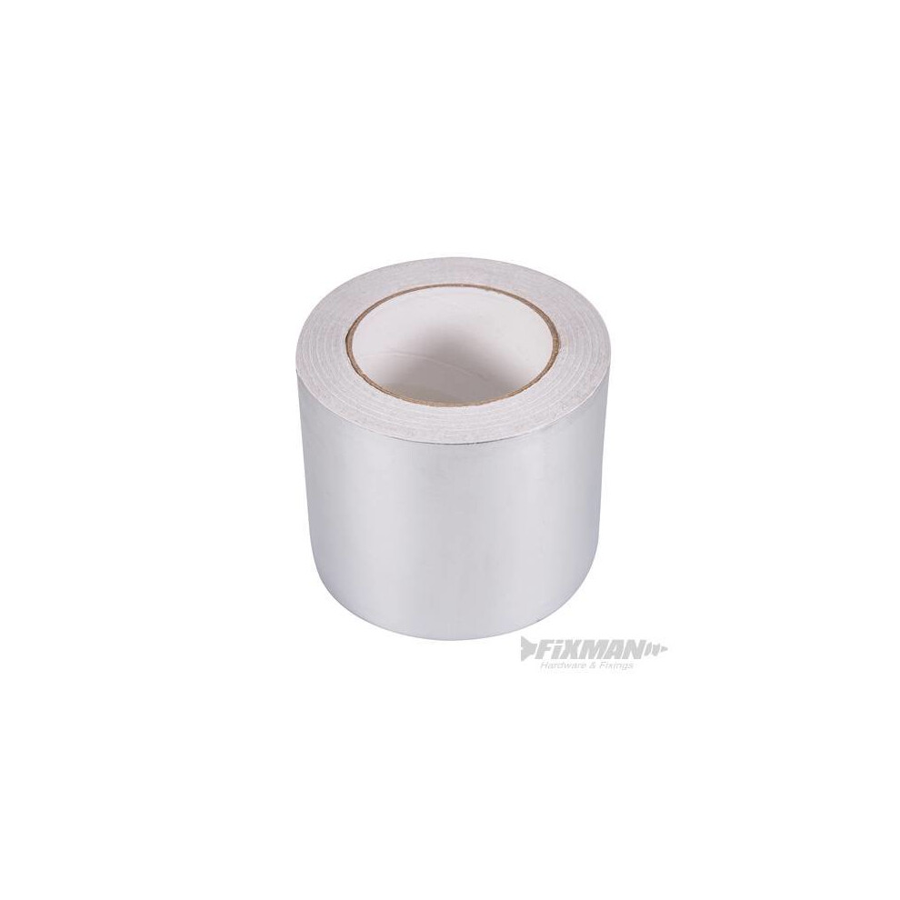 Fixman Aluminium Foil Tape 100mm x 50m - Foil Aluminium Tape 100mm 50m 191666 -  foil aluminium tape fixman 100mm 50m 191666
