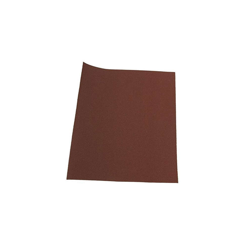 230mm x 280mm Metal Sanding Emery Cloth Sheets x10 (180 Grit)
