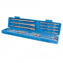 Silverline SDS Plus Masonry Drill & Steel Set 12pce 12pce - 633750 - 12pce sds drill set plus masonry steel silverline 633750
