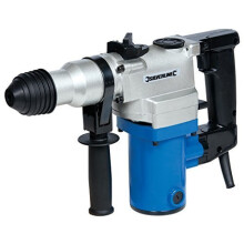 Silverline 850W SDS Plus Hammer Drill (633821) – 3.5J Impact, 0-800rpm, 26mm Masonry, Includes 13mm Chuck, SDS Bits, Chisels & Case