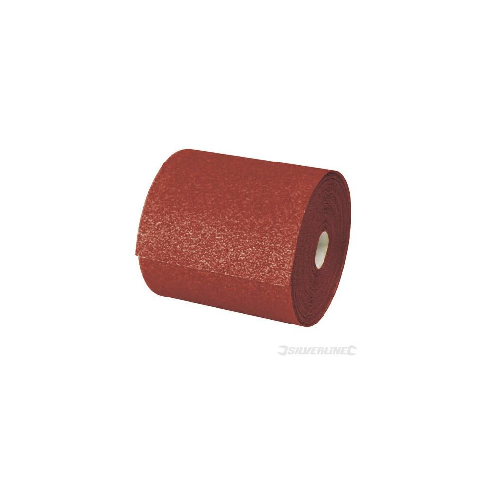 115mm x 10m Aluminium Oxide Hand Sanding Paper Sheet Roll (180 Grit)