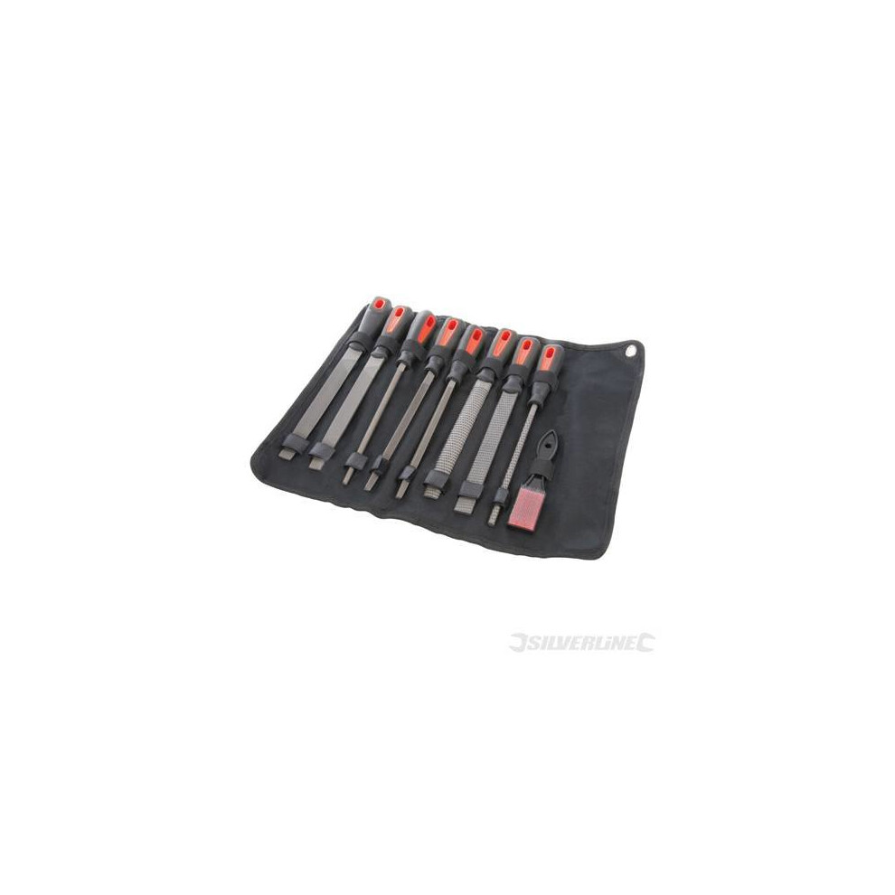 Silverline File & Rasp Set 9-Piece