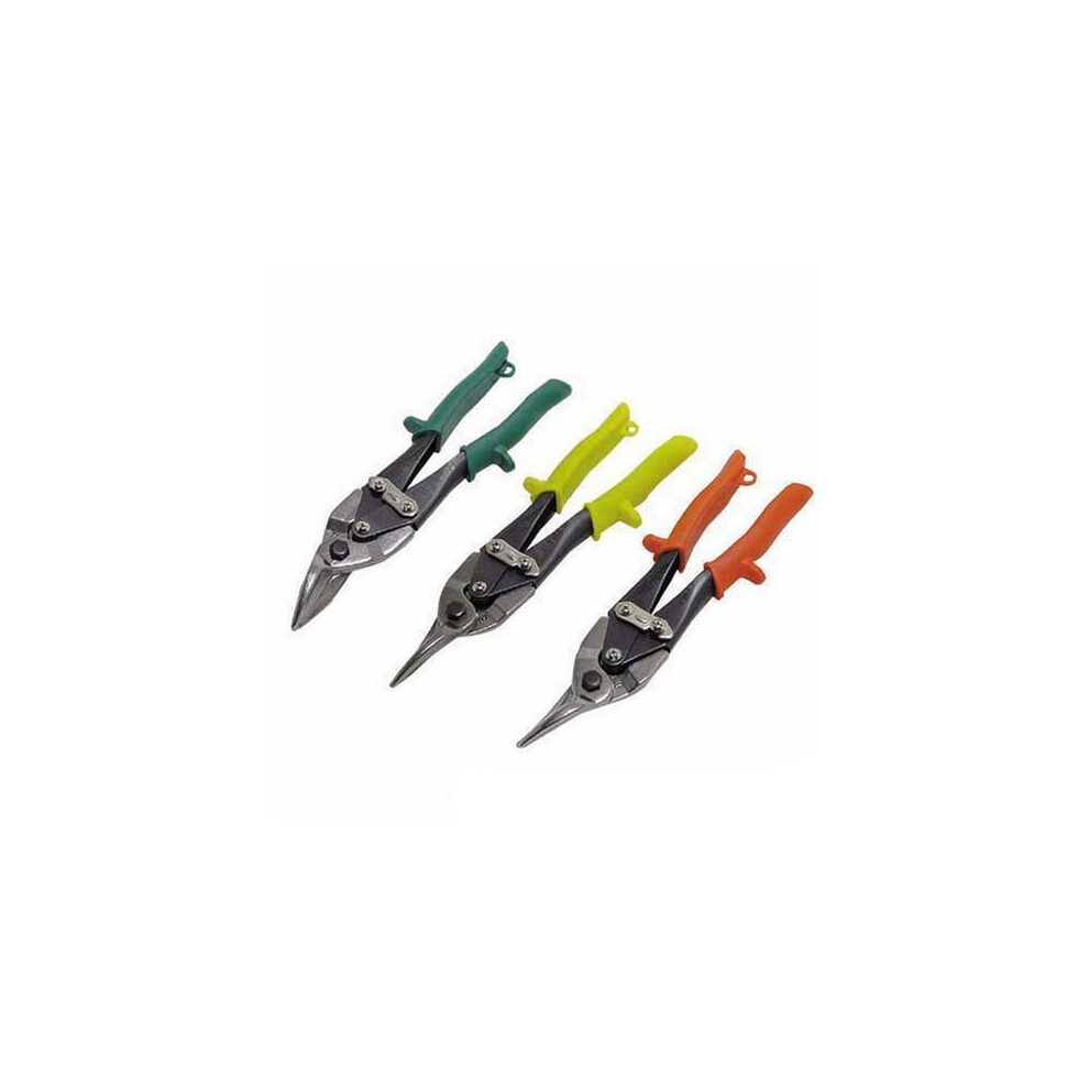 Silverline Aviation Tin Snips Set 3pce 240mm - 250mm Ct17 -  snips aviation tin set silverline 250mm 3pce ct17