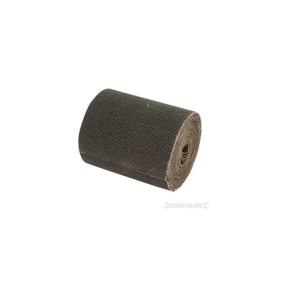 115mm x 5m Silicon Carbide Sanding Abrasive Mesh Roll (80 Grit)