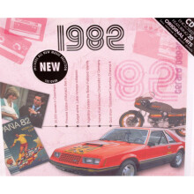 37th Anniversary or Birthday gift ~ Hit Music CD from 1982 & Greeting Card