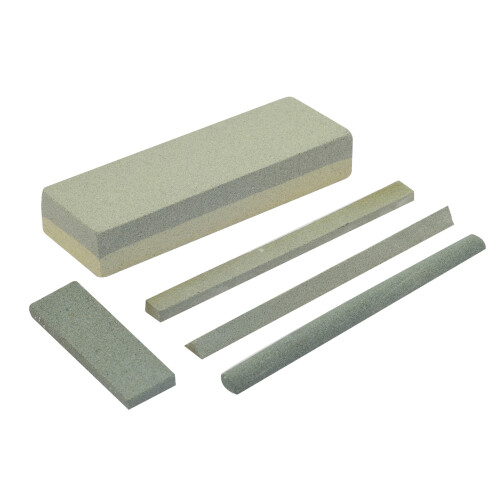 Rolson 5 Piece Sharpening Stone Set - Rolson Pieces -  rolson sharpening 5 stone set pieces