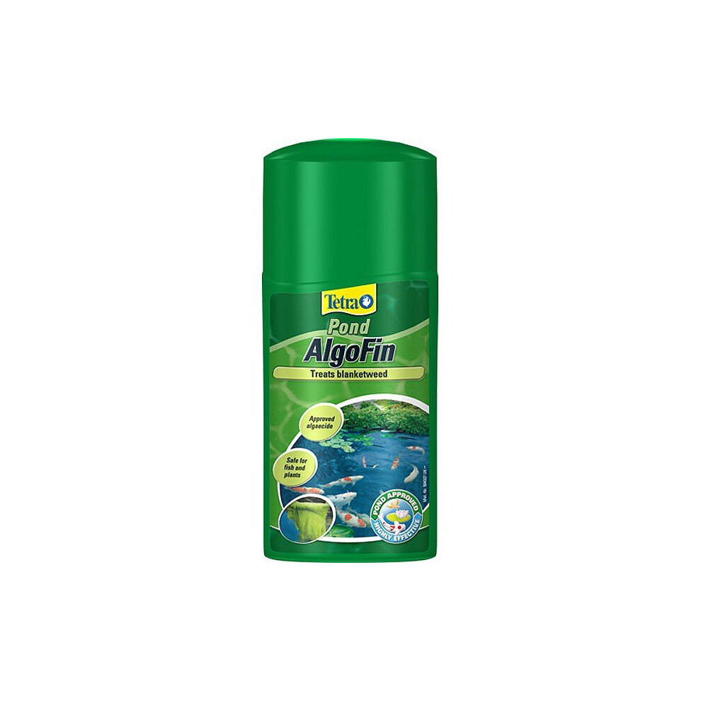 250ml Tetra Pond Algofin Weed Treatment - Fish Blanket -  algofin pond tetra 250ml treatment fish blanketweed