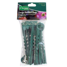 Large Pack Of 10 Garden Pegs - pegs garden weed membrane string netting robust landscaping control assorted package deals both items