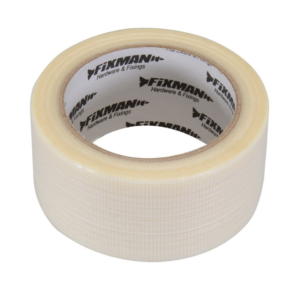 Fixman Heavy Duty Duct Tape 50mm x 20m Clear - Duct Heavy Duty Tape Clear 50mm -  duct heavy duty tape fixman clear 50mm 20m 190469