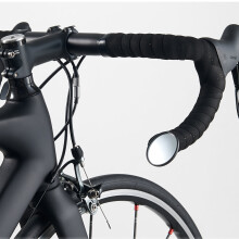 Cateye Bm45 Bar End Bike Mirrors - Black - Mirror Road Bar Aluminum Glass - mirror cateye bike road bm45 barend aluminum glass rearview