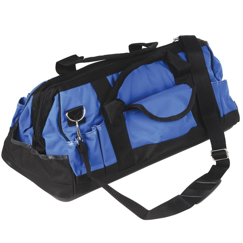 Silverline Tool Bag Hard Base 600 x 280 x 260mm - 263598 -  x tool bag hard base silverline 280 600 260mm 263598