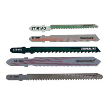 Silverline 75mm / 50mm Metal & Wood Jigsaw Blades Pack x10 - 5 Cut Types