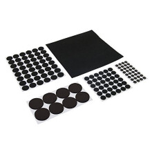 Fixman Self-adhesive Pads Set 125pce 125pce Black - Pads 125pce Set - pads 125pce set selfadhesive black fixman furniture felt 969465