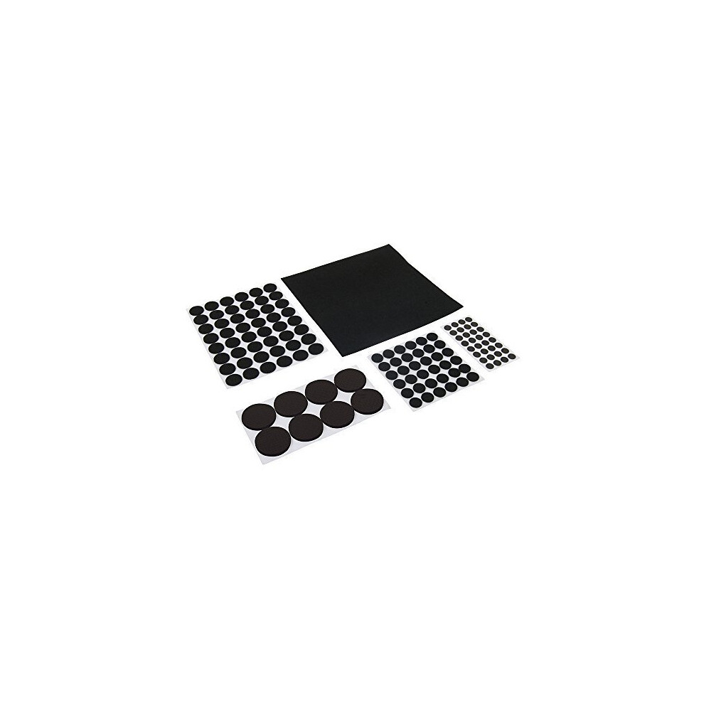 Fixman Self-adhesive Pads Set 125pce 125pce Black - Pads 125pce Set -  pads 125pce set selfadhesive black fixman furniture felt 969465
