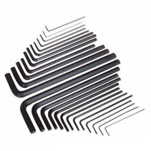 Silverline Hex Key Long Series Set 25pce Metric & Af - Hk25l -  hex key set long series metric af 25pce silverline hk25l