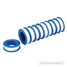 12mm White PTFE Pipe Thread Seal Tape (10 Pack)