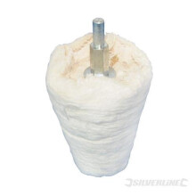 50mm Goblet Polishing Mop - Silverline 102529 - polishing goblet 50mm mop silverline 102529