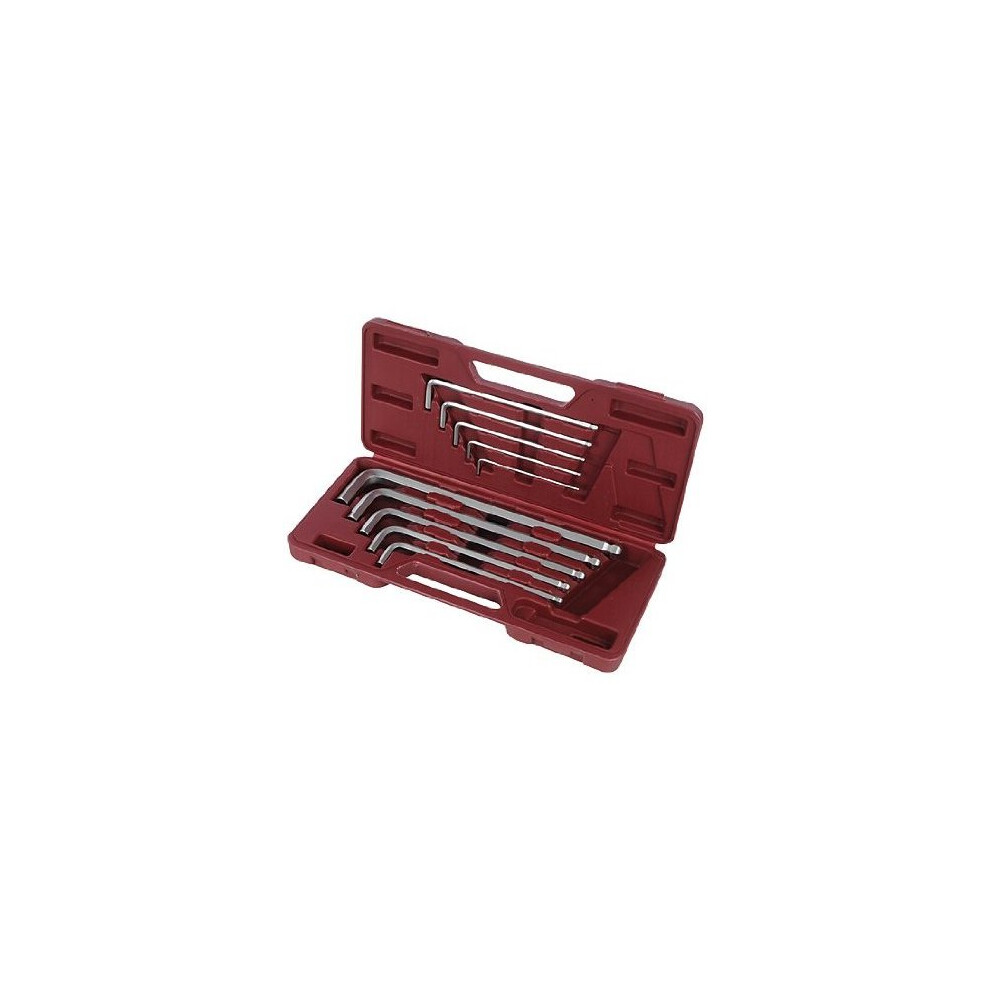 3-17mm Silverline Mechanical Engineering Hex Key Set - Ball End 3 10pce 250035 -  key hex silverline ball end set 3 10pce 250035 17mm
