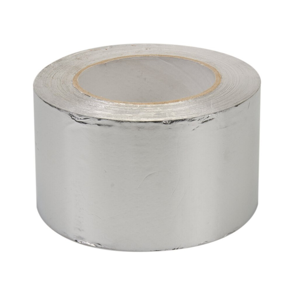 75mm x 45m Aluminium Foil Tape - Fixman 190808 -  foil aluminium tape fixman 75mm 45m 190808