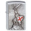 Zippo Brushed Chrome Victory Crusade Zippo Lighter - Windproof Emblem, Waterproof, Refillable Pocket 1300103 1