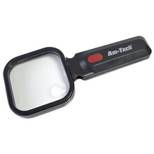 Flexible Head Magnifier Glass With 4 LED - Magnifying Lights Map Reading - glass magnifying 4 led lights map reading head adjustable folding lens