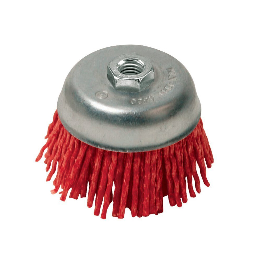 Silverline 100mm Angle Grinder Coarse Nylon Abrasive Cup Brush