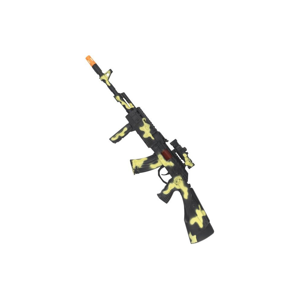 59cm Camouflage Army Toy Gun - Fancy Dress Costume Peace Keepers Prop Soldier -  army gun fancy dress costume peace keepers prop soldier camouflage