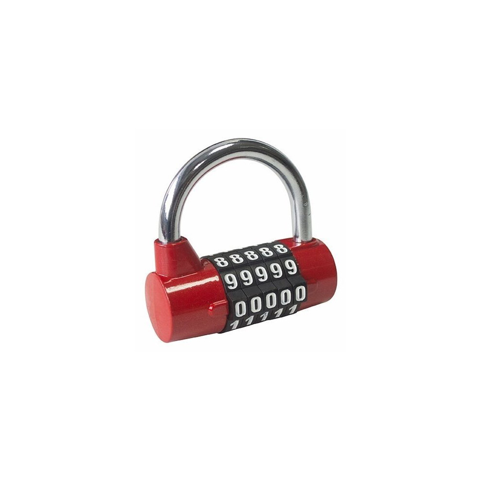 5 Digit Combination Padlock - Zinc Luggage Alloy Security Travel Bag Suitcase - Combination Padlock 5 Digit Zinc Luggage Alloy Security Travel Bag 5032759043088