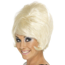 Smiffy's 60s Beehive Wig - Blonde Bouffant for Ladies, Fancy Dress | Product Code: 42273