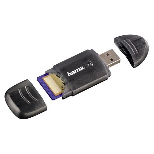 Hama Hama USB 2.0 SD/MMC Card Reader - Anthracite 1