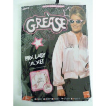 Extra Large Women's Pink Lady Costume - Grease Jacket Fancy Dress Large18-20 - Grease Pink Lady Jacket Fancy Dress Costume Extra Large18-20