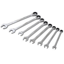 Blue Spot 04310 Ratchet Spanners (8 Pieces) - 8 Spanner Set Metric 19mm Blue - 8 ratchet spanner set metric 19mm 04310 spanners blue spot bluespot