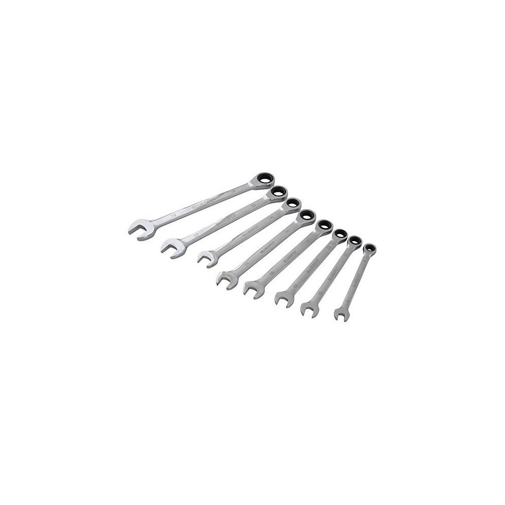 Blue Spot 04310 Ratchet Spanners (8 Pieces) - 8 Spanner Set Metric 19Mm Blue - 8 Ratchet Spanner Set Metric 19Mm 04310 Spanners Blue Spot Bluespot 5028734043105